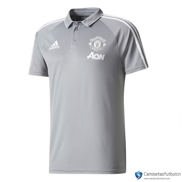 Polo Manchester United 2017-18 Gris